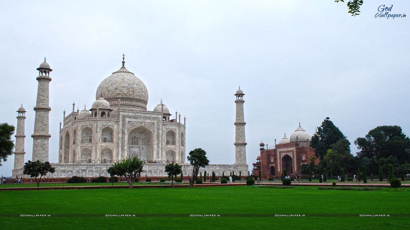 3D Taj Mahal Desktop Wallpaper Free Download