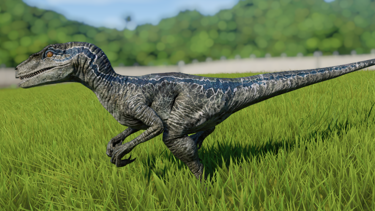 Velociraptor. Jurassic World Evolution