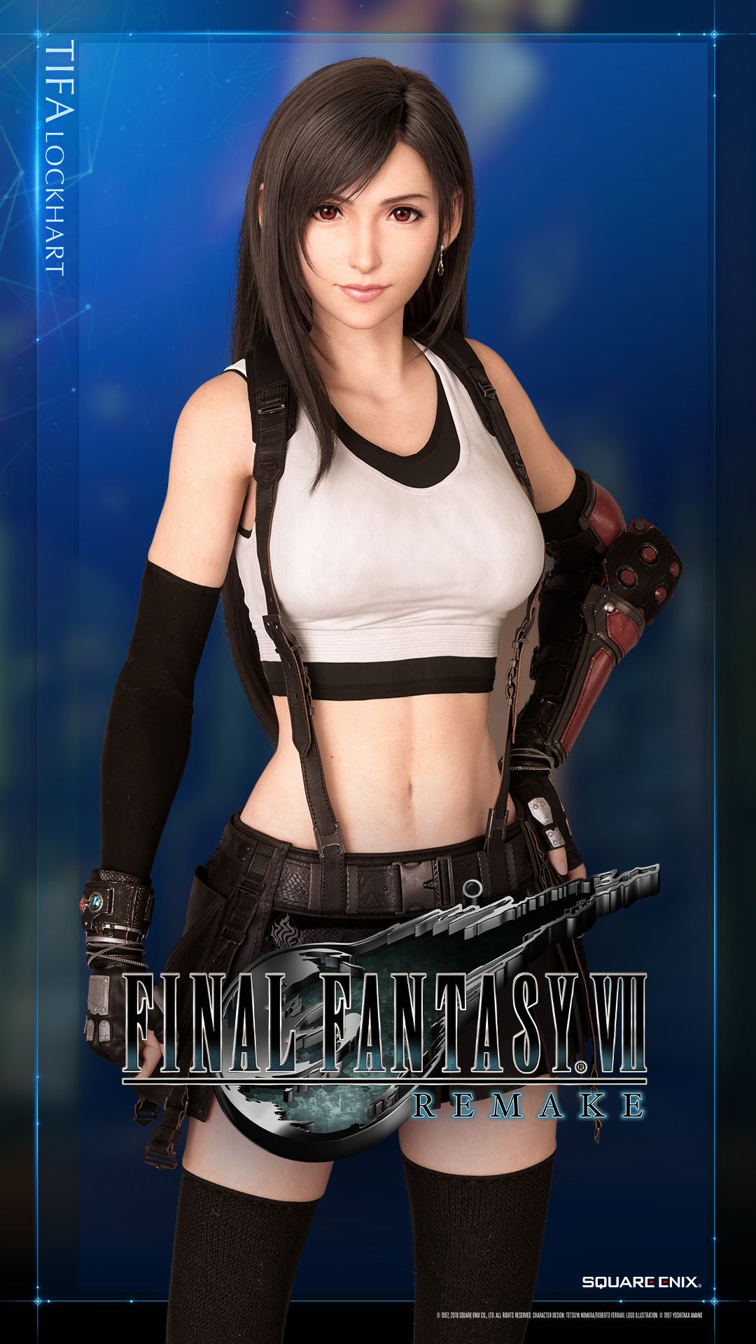 Final Fantasy VII Remake Official Wallpaper of Tifa Lockhart and Aerith Gainsborough Now Available