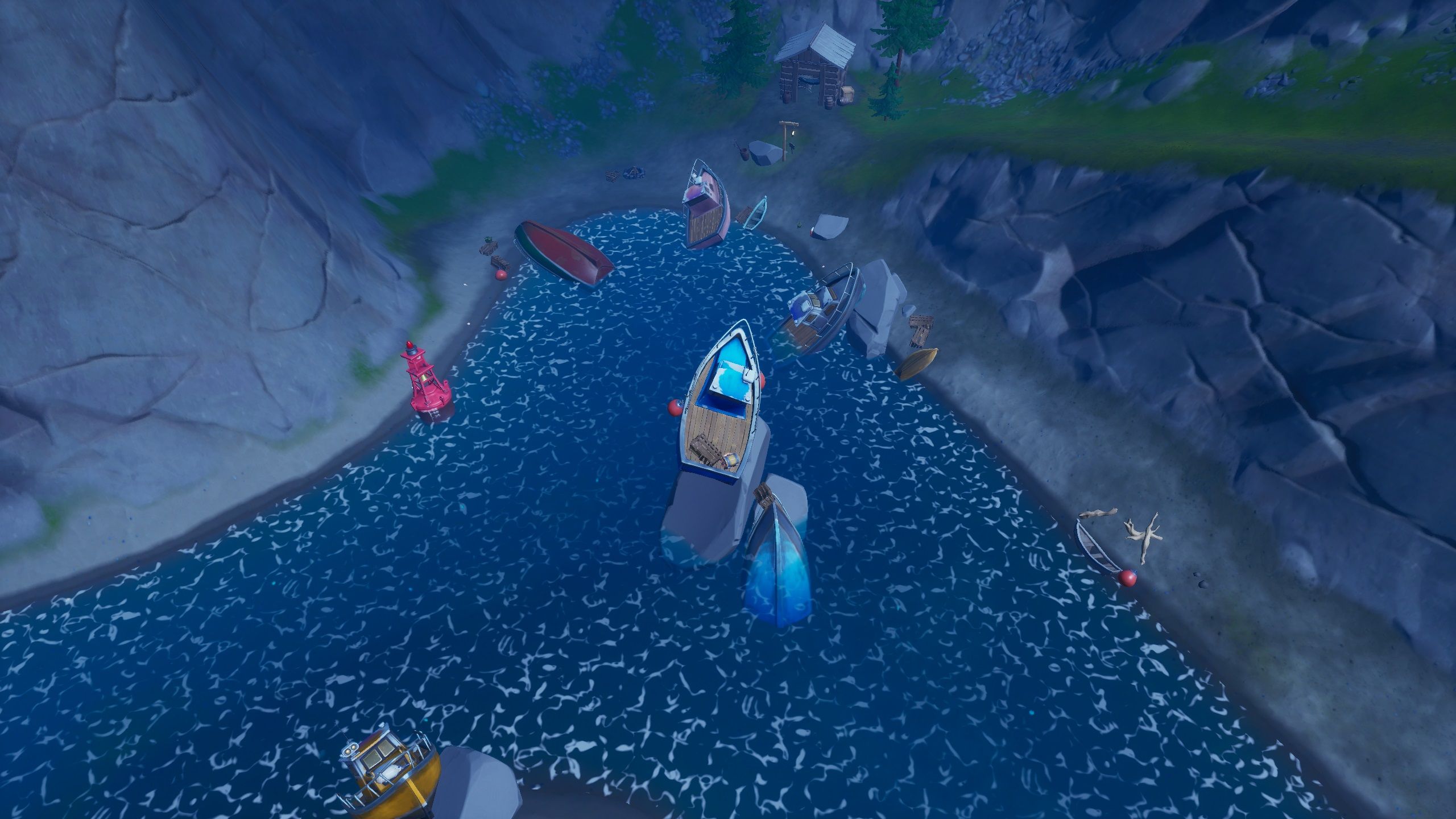 Fortnite: Visit Shipwreck Cove, Flopper Pond and The Yacht