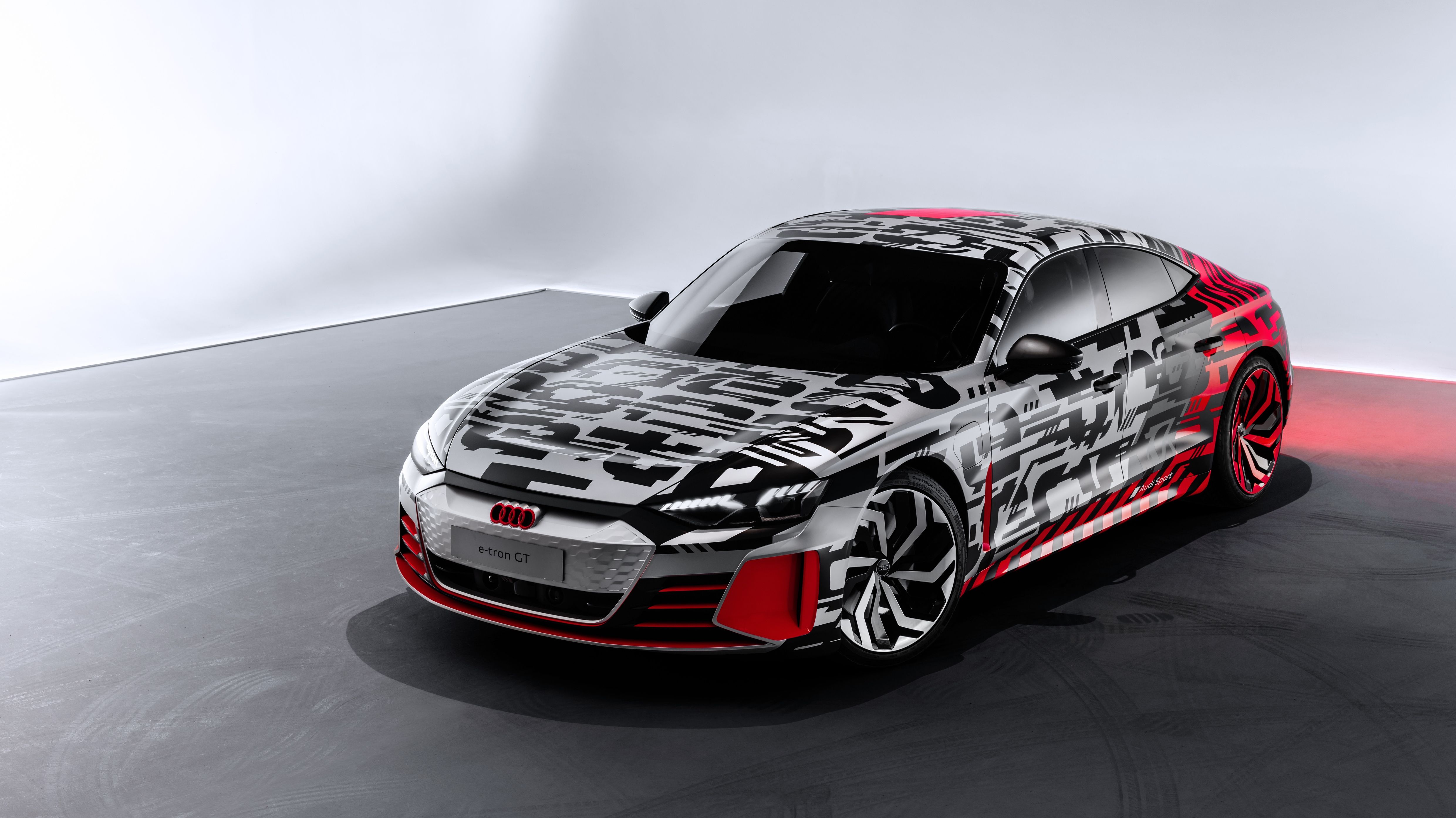 Here's The Audi E Tron GT In Typical Audi Camo Picture, Photo