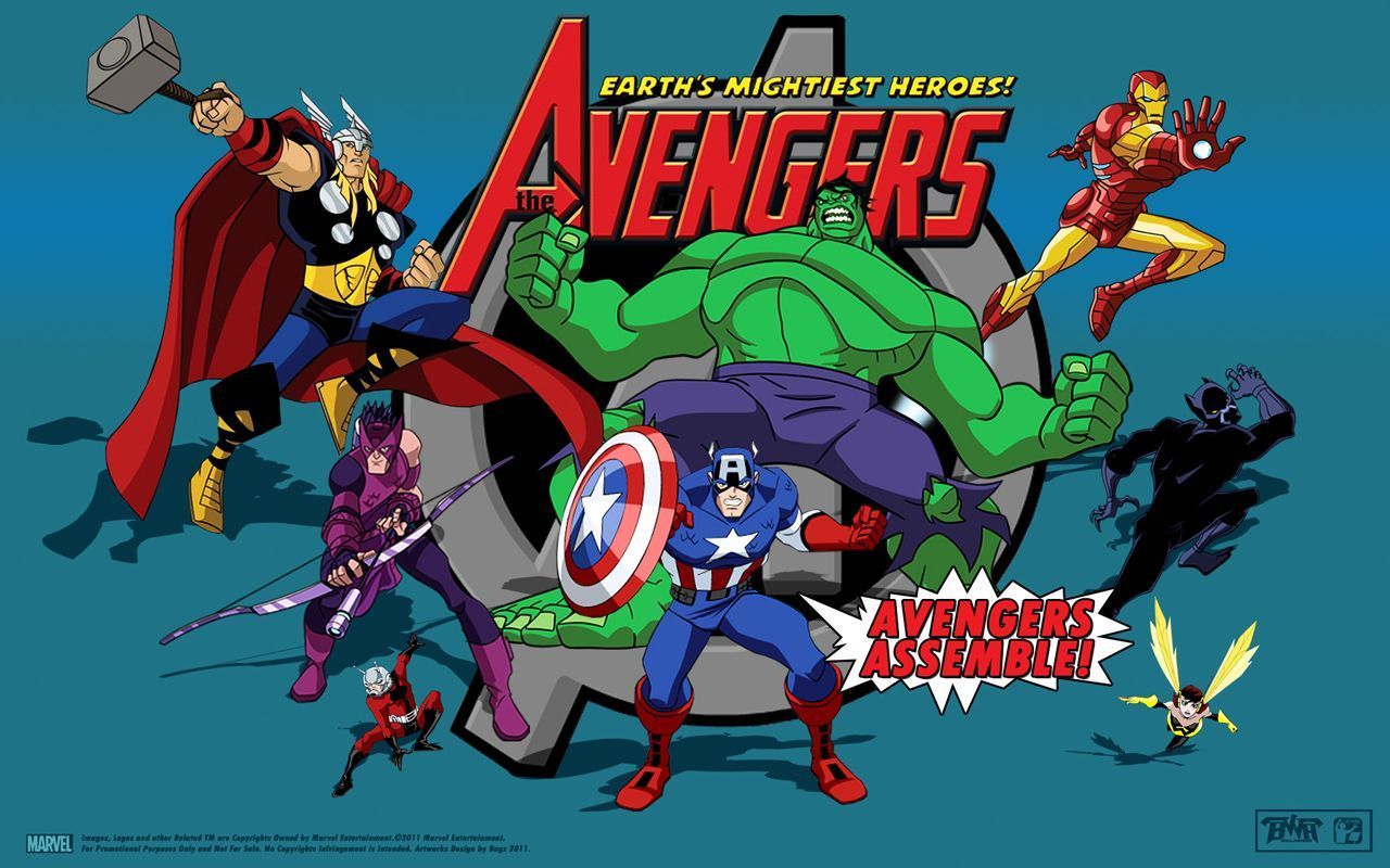 Avengers Cartoon Wallpaper Free Avengers Cartoon