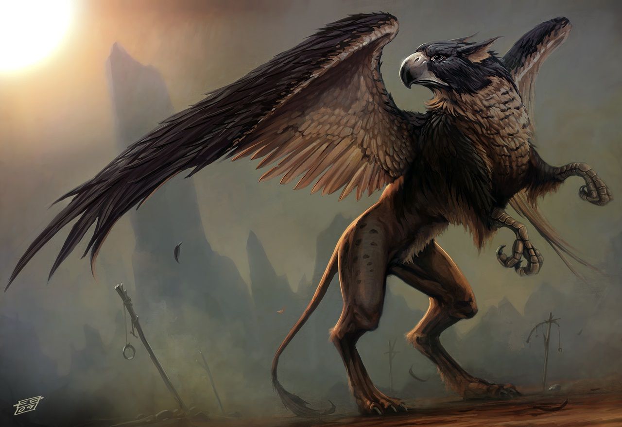 Griffin Background. Mythical Griffin Wallpaper, Griffin Mythology Wallpaper and Griffin and Wong Wallpaper