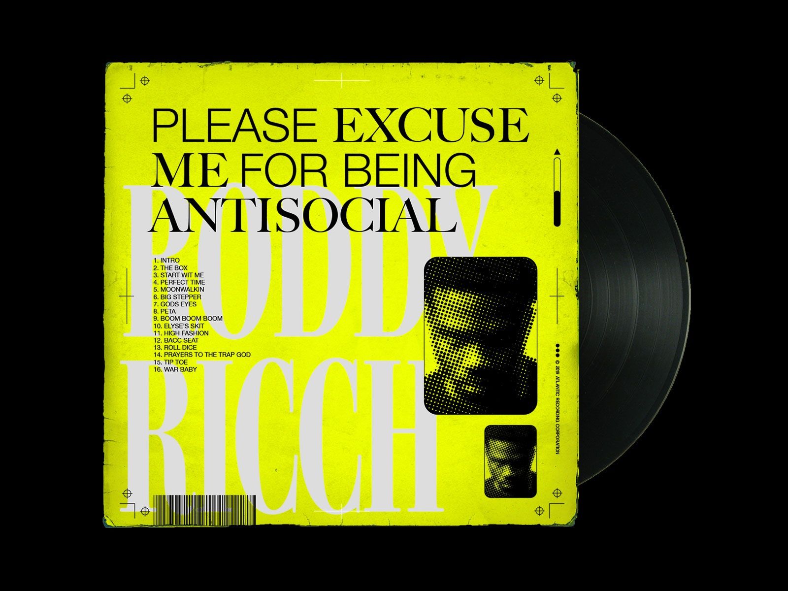 Please Excuse Me For Being Antisocial Cover Concept