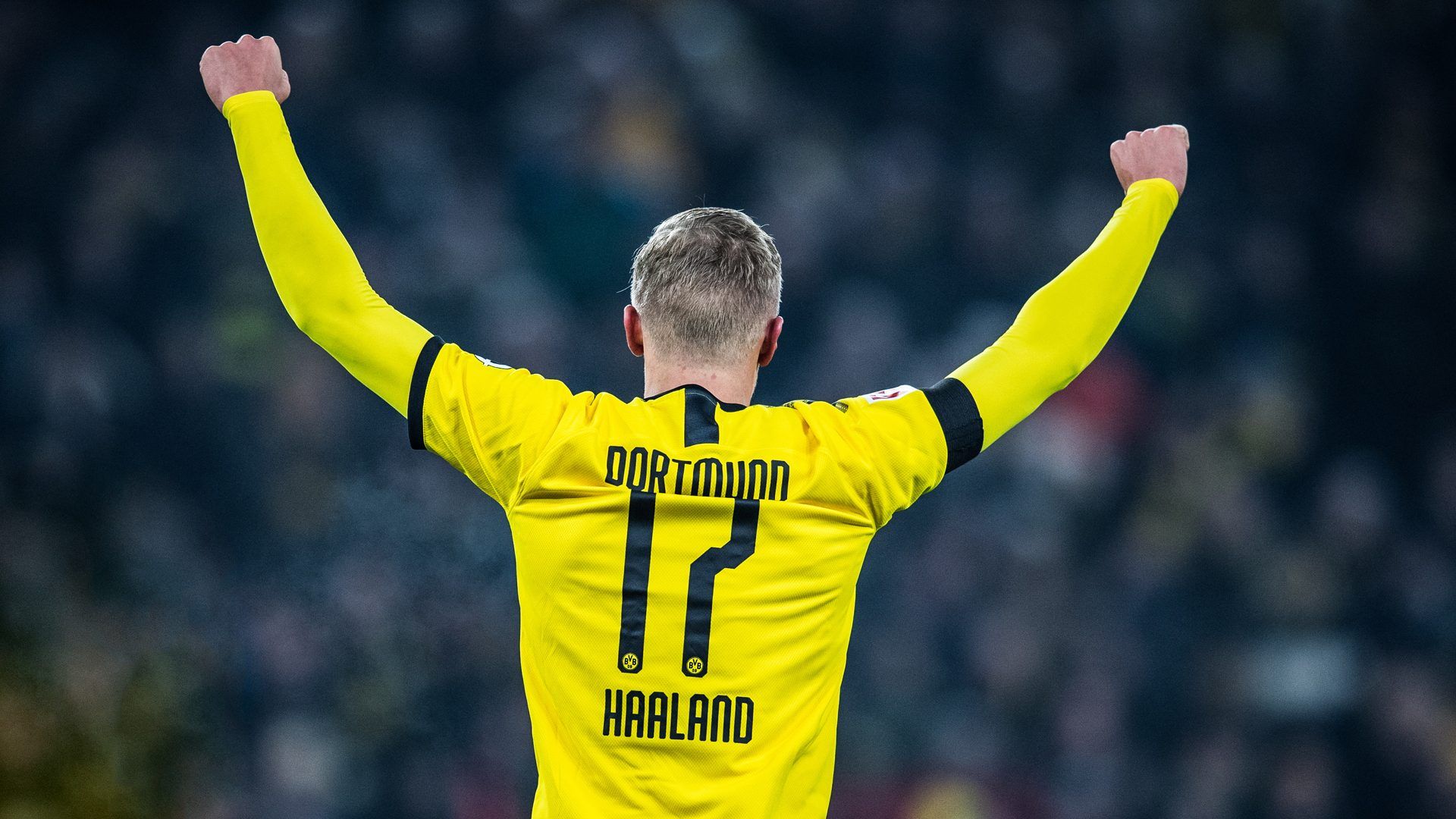 Bundesliga. Borussia Dortmund striker Erling Haaland's record
