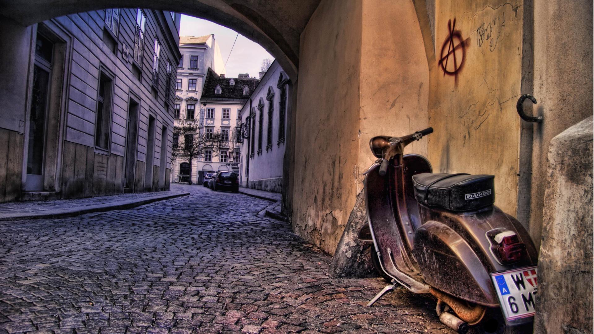 Old Scooter, bike, bikes, 1920x1080 HD Wallpaper and FREE