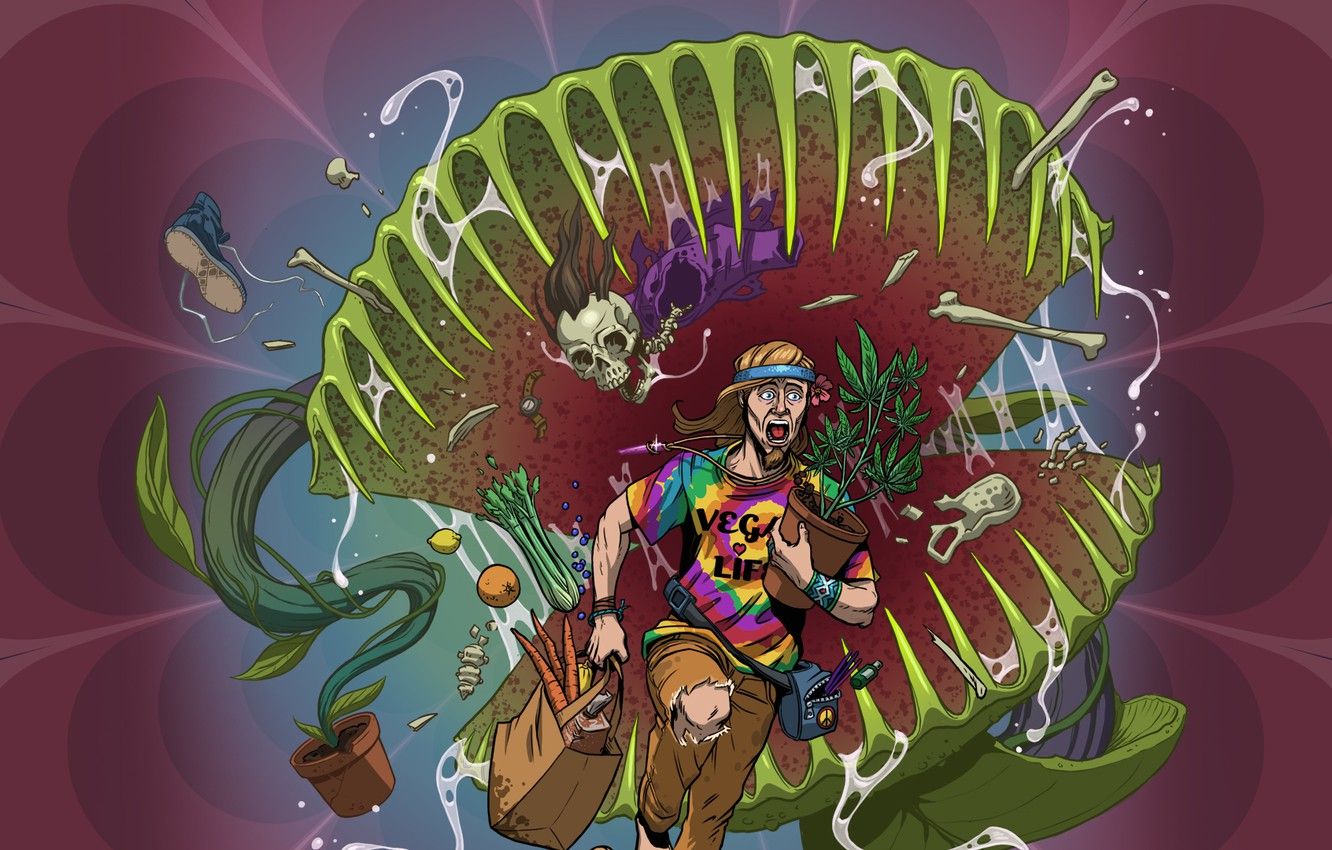 Wallpaper Music, Cover, Monstercat, Kill Paris, Venus Fly Trap image for desktop, section музыка