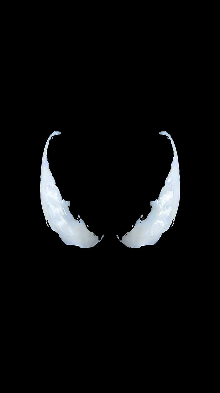 Marvel Venom Logo Dark Eye Art Simple Minimal. Marvel Venom