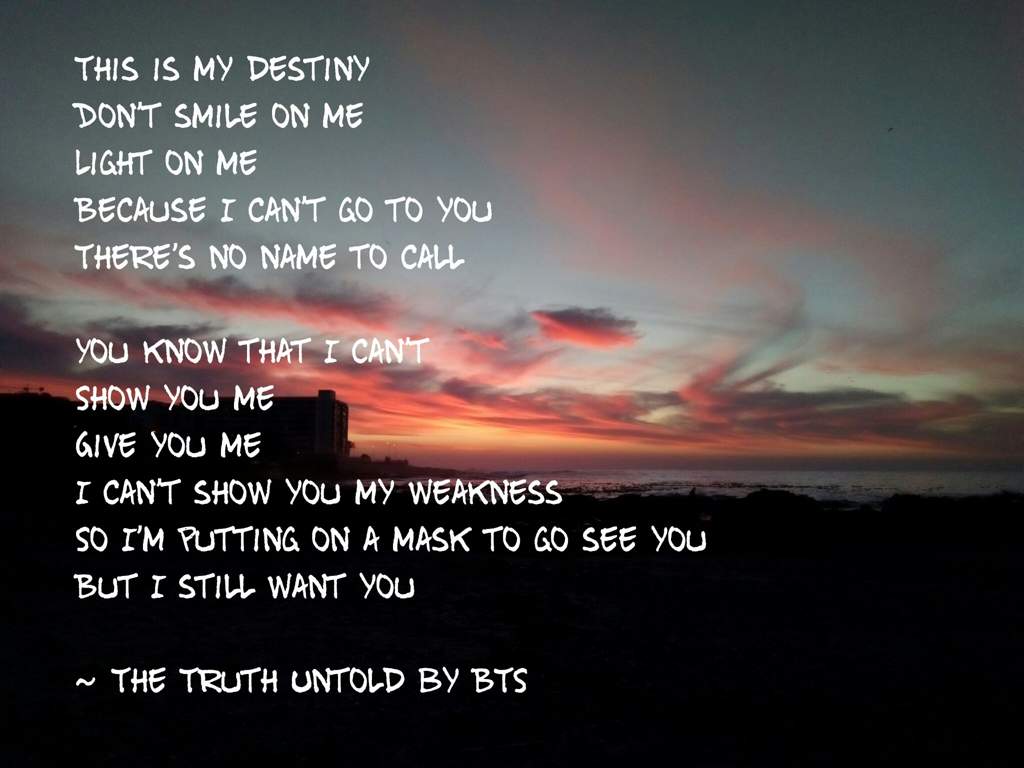 The Truth Untold Lyric Wallpaper. ARMY's Amino