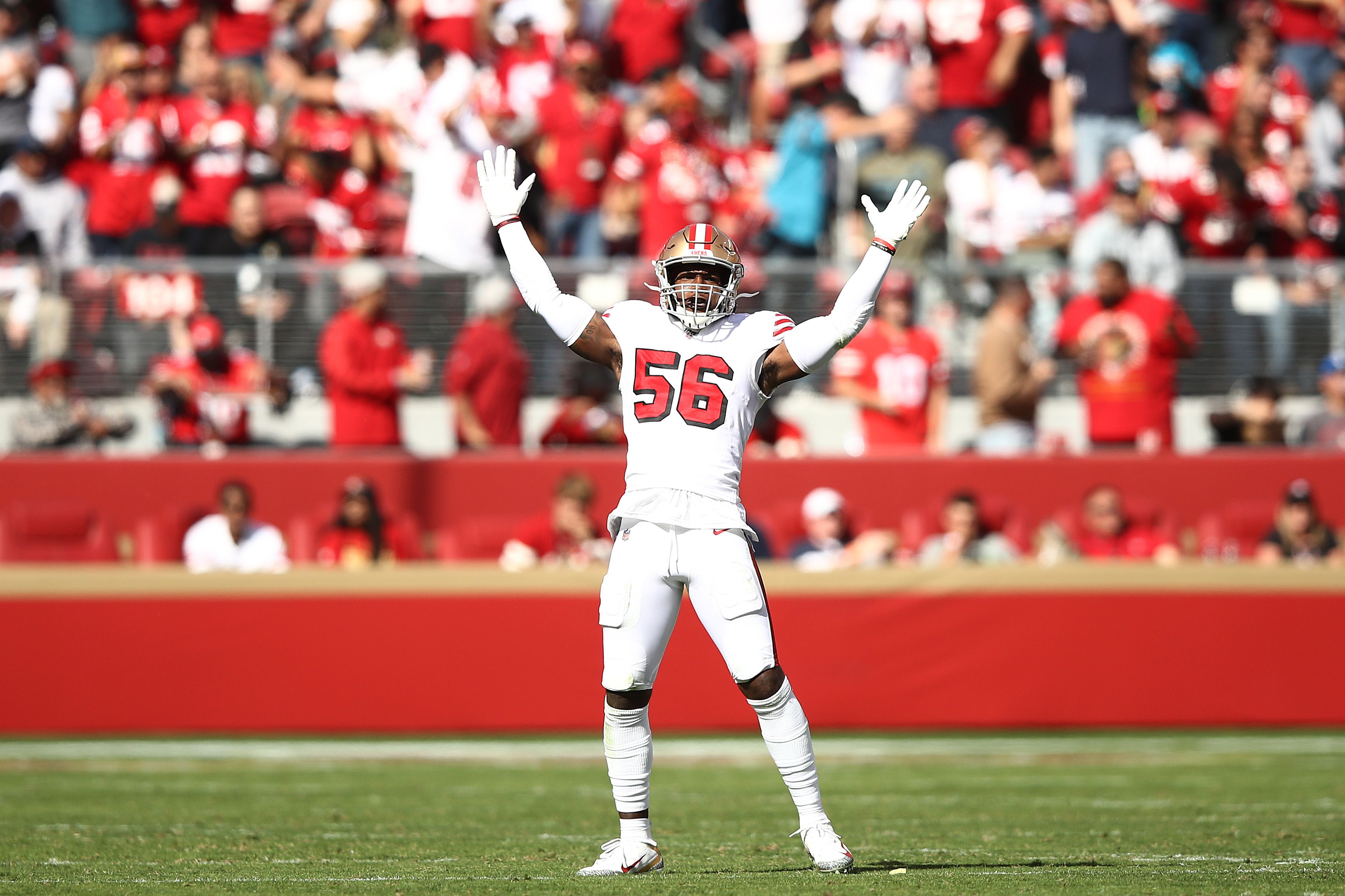 49ers' Kwon Alexander on track to play in divisional playoff game