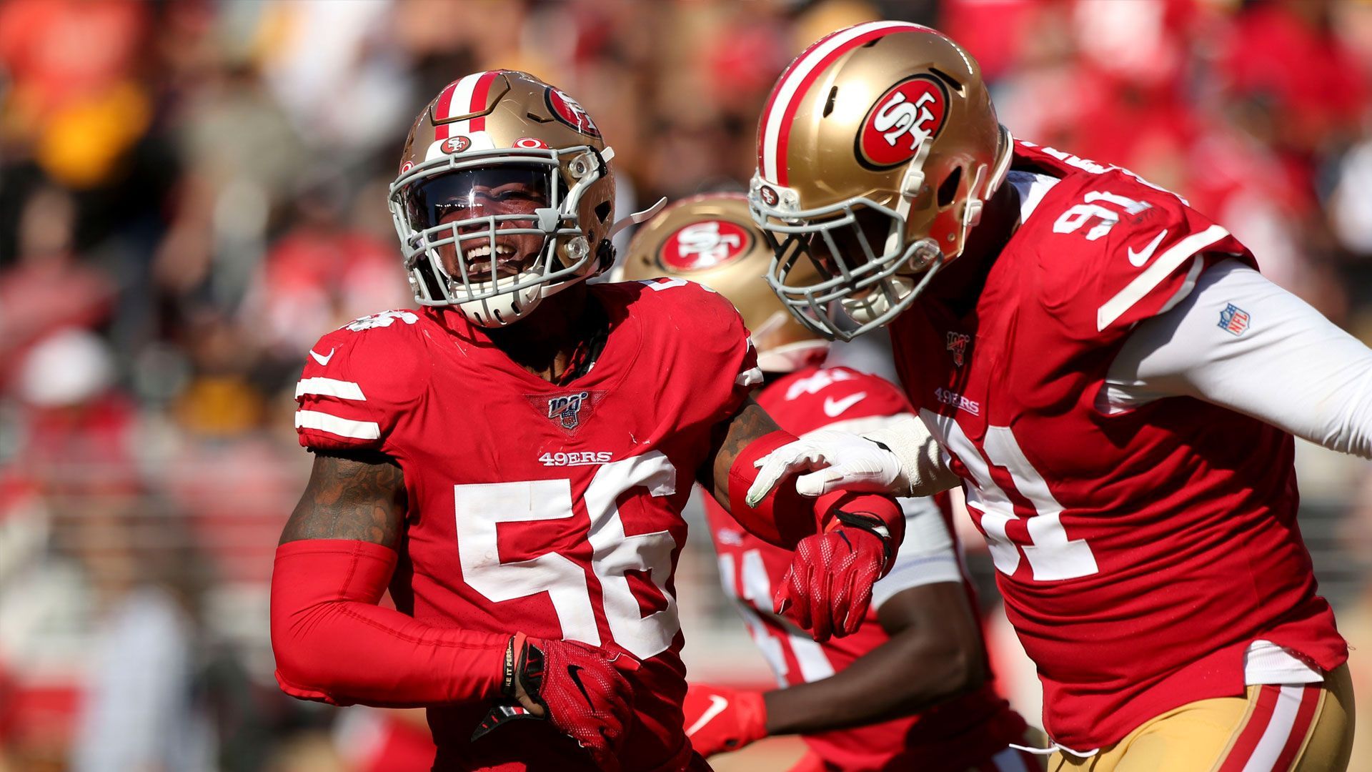 Kwon Alexander receives support from 49ers teammates after season