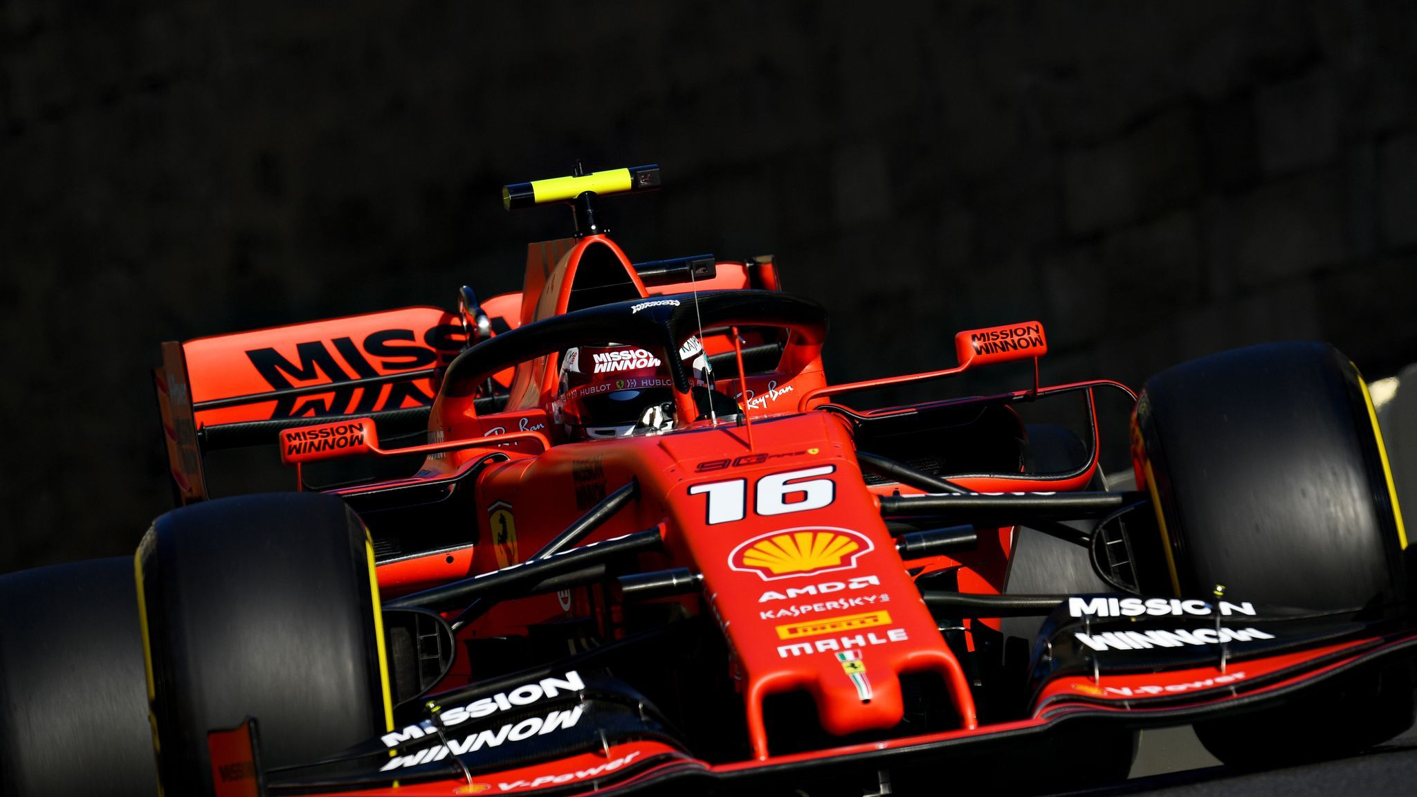 Azerbaijan GP, Practice Two: Charles Leclerc Leads Ferrari One Two