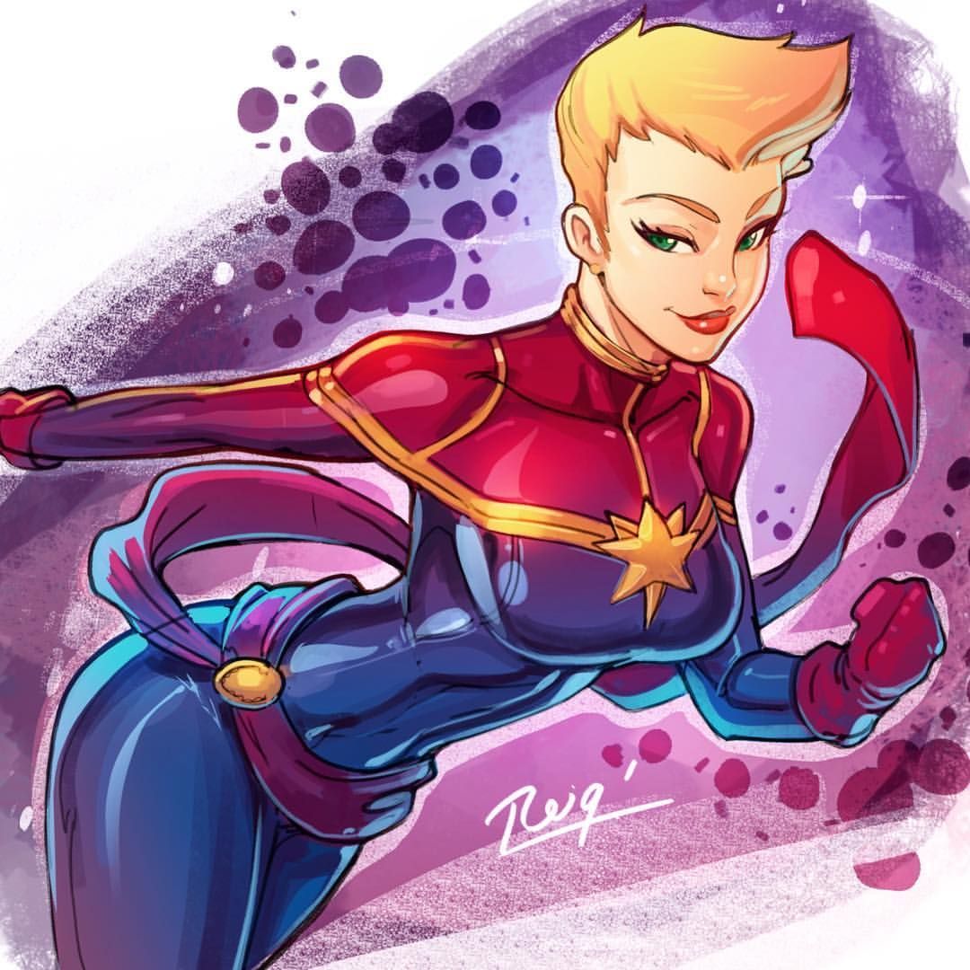 Quick Captain Marvel requested during today's Twitch Stream! Hope