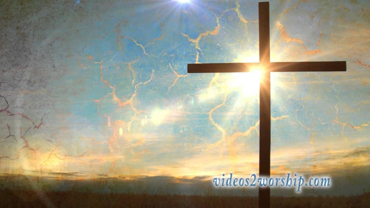 Worship PowerPoint Cross. Moving background, Worship background