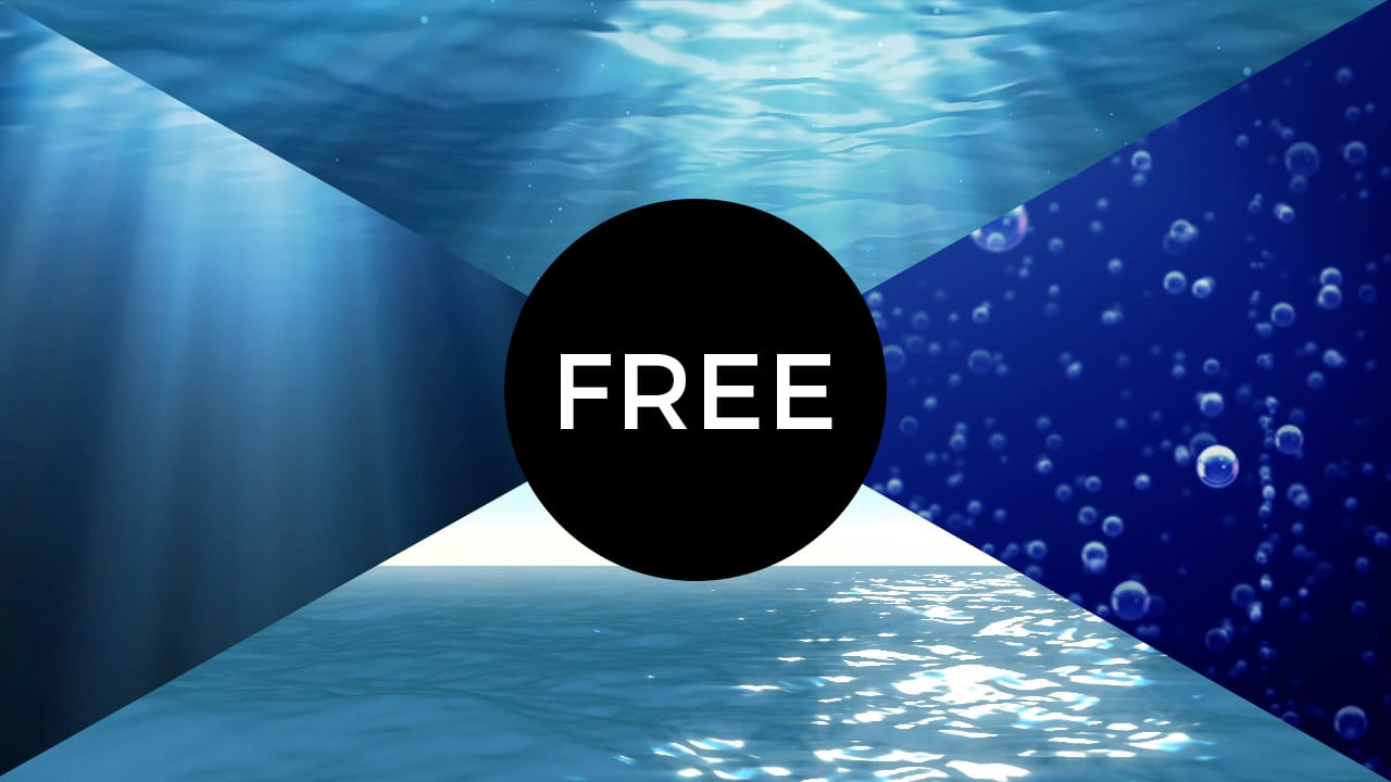 Free Ocean and Underwater VBS Moving Background
