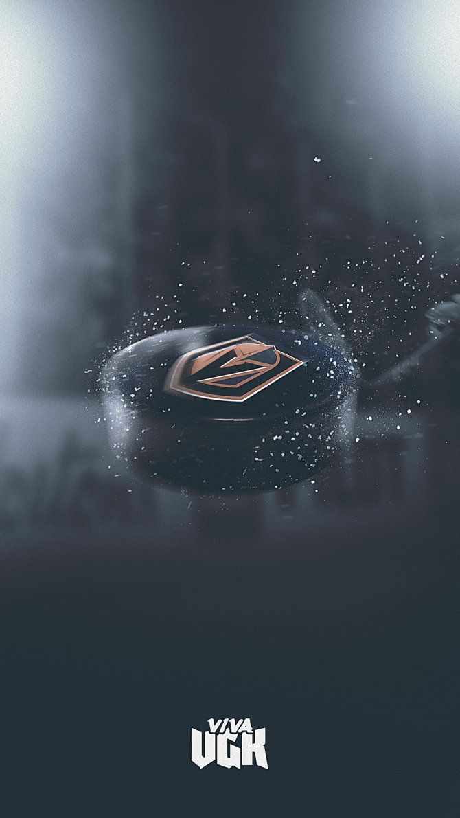 Vegas Golden Knights Mobile Puck Wallpapers