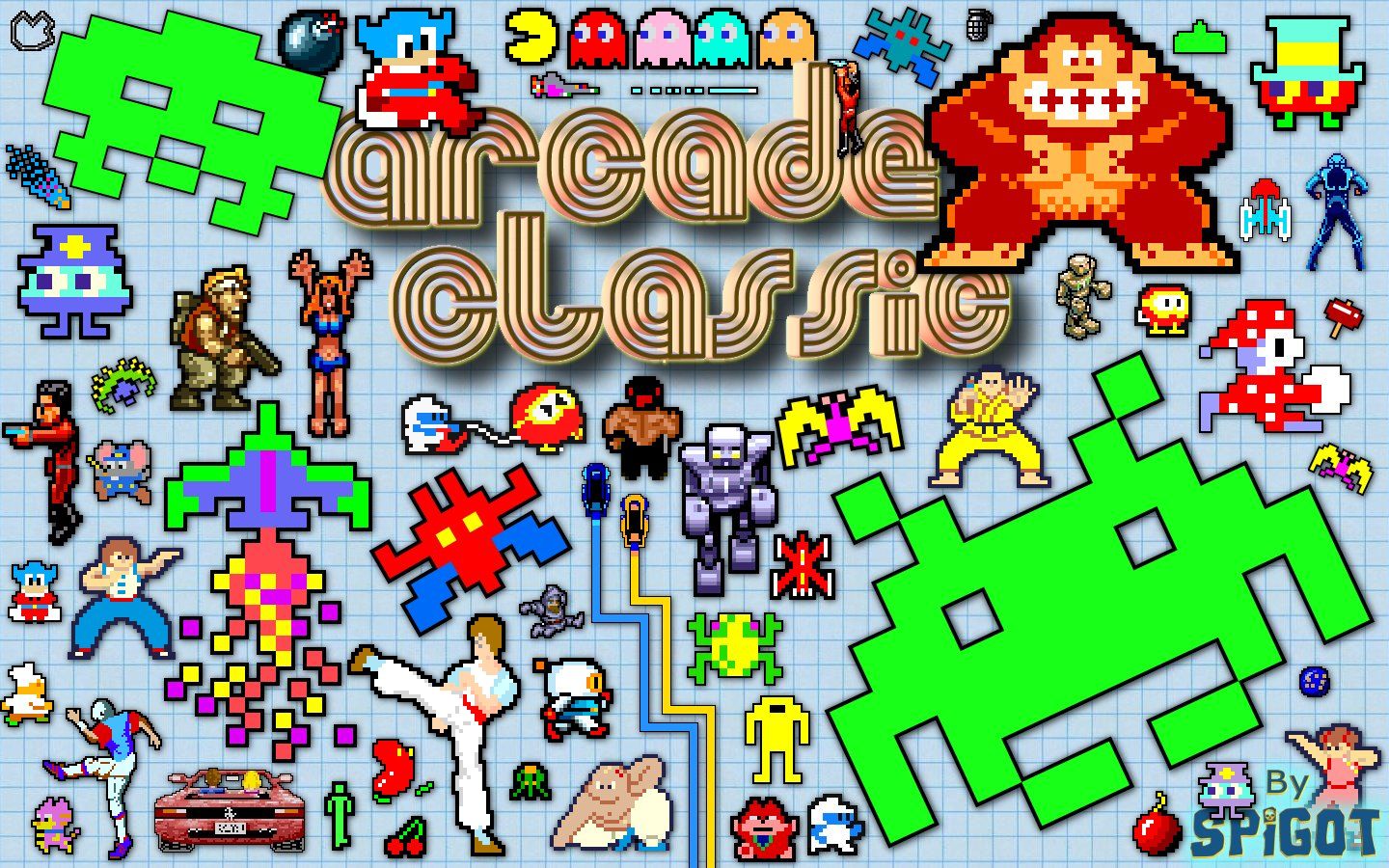 Retro 80s Arcade Wallpapers Wallpaper Cave