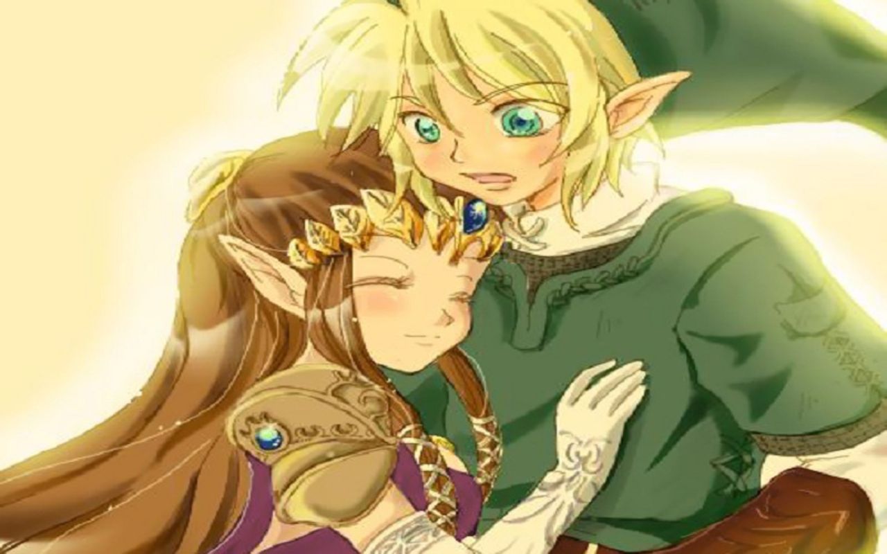 Zelda and Link Legend of Zelda Wallpaper