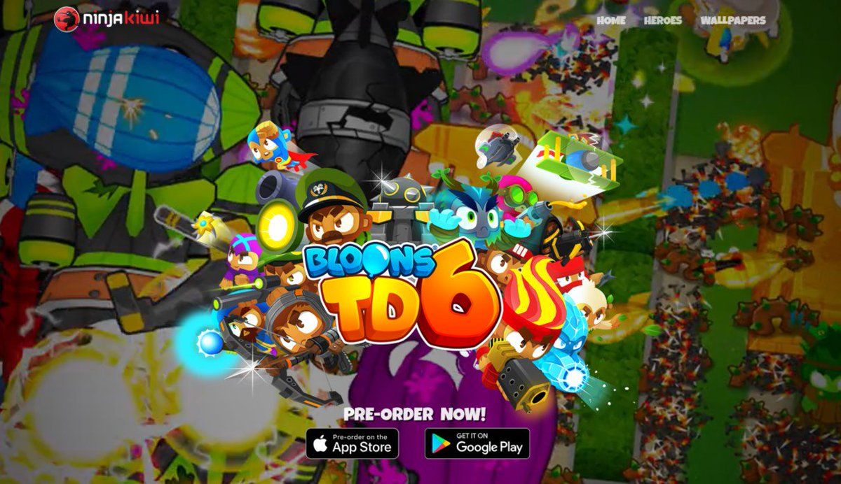 Ninja Kiwi Games TD 6 Is Almost Here! Check Out The Brand New BTD6 Website For Some Cool Details And To Pre Register! #btd6 #ninjakiwi #bloonstd6