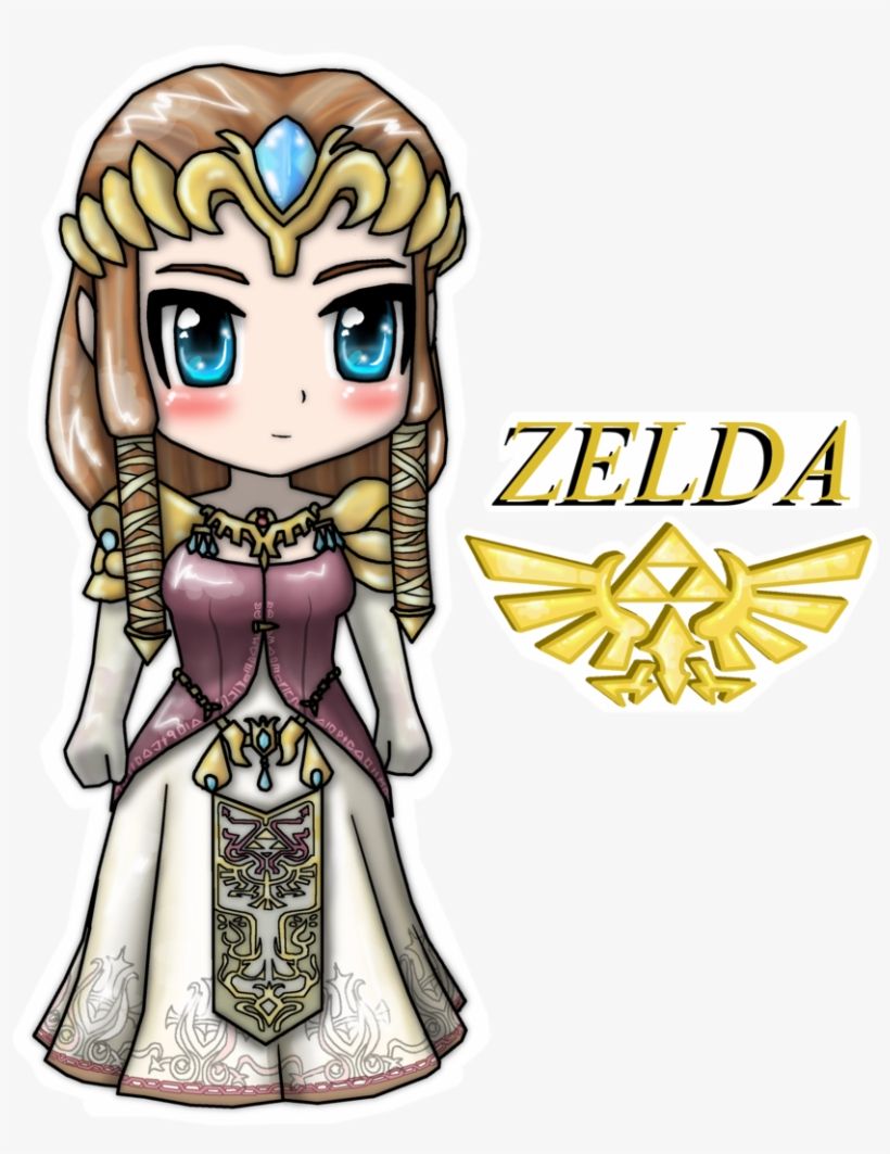 Zelda Drawing Chibi Twilight Princess Chibi Transparent