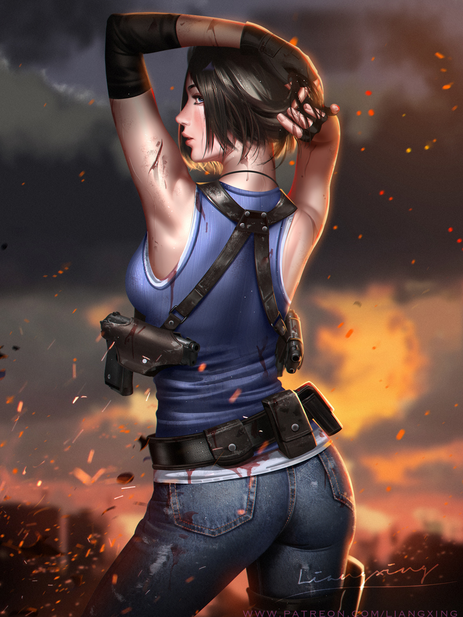 Download Jill Valentine, The Resilient Heroine From Resident Evil Series  Wallpaper