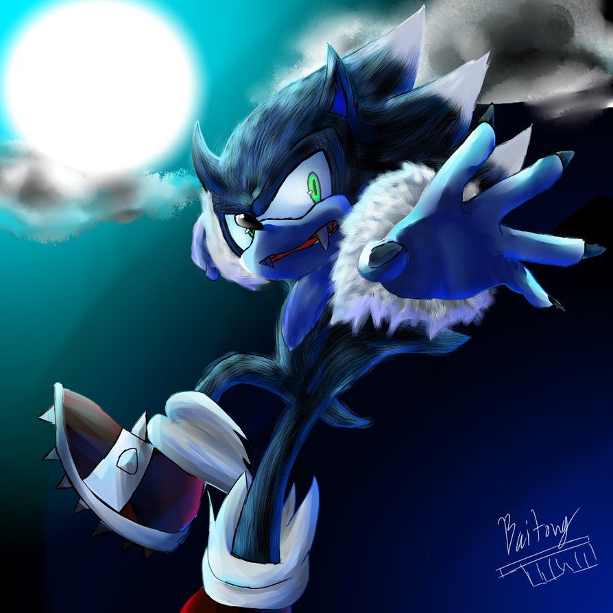 Free download Sonic the Werehog by Baitong9194 [894x894]