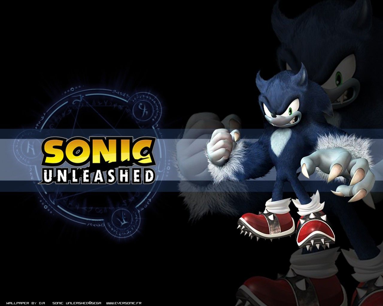 Background of Sonic The Werehog in FHDQ