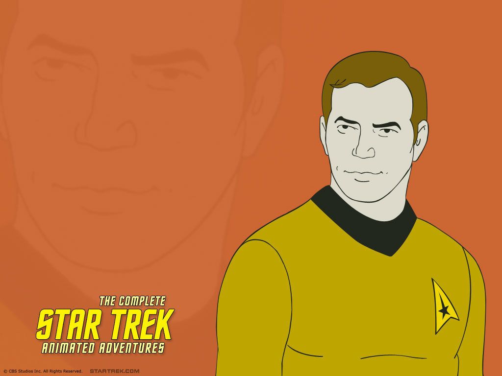 Animated Series Kirk Pine as James T. Kirk wallpaper