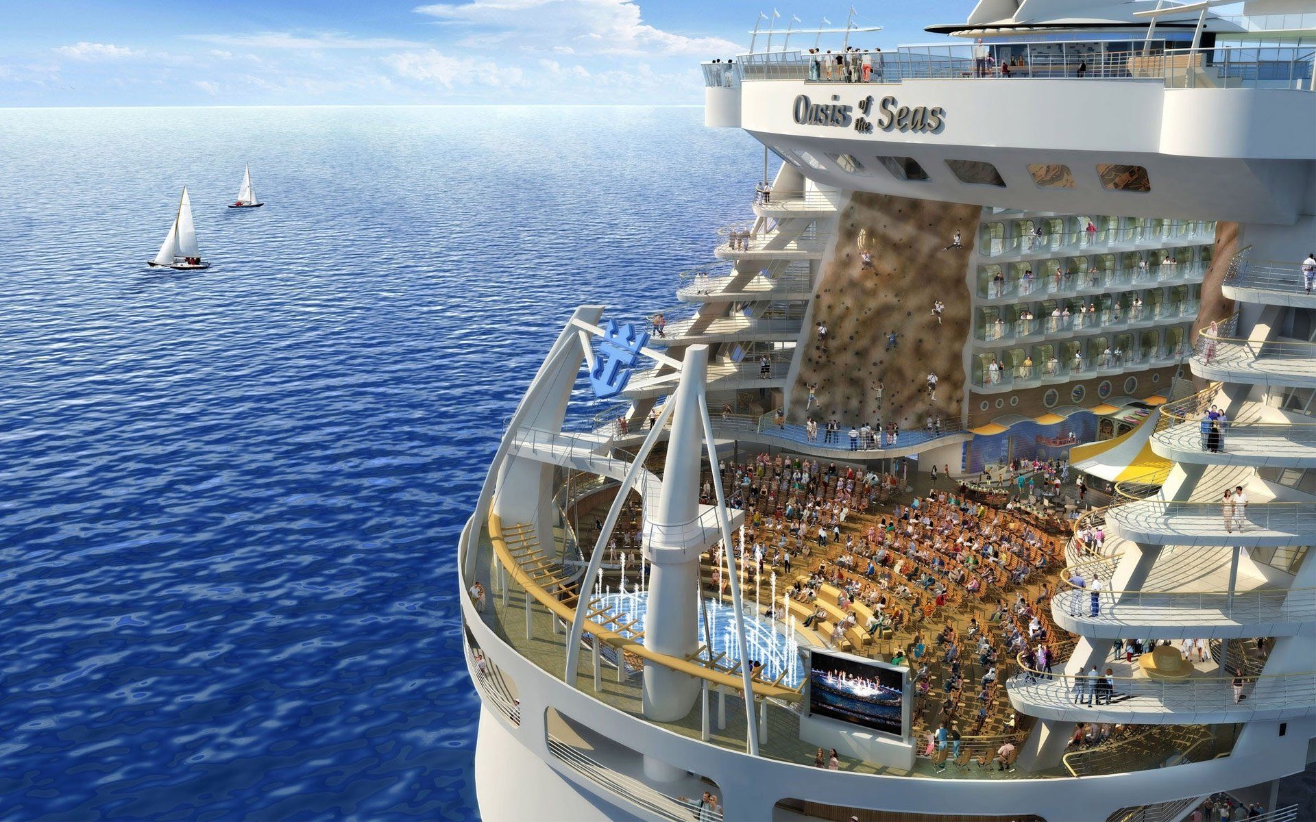 Oasis Of The Seas HD Wallpaper and Background Image