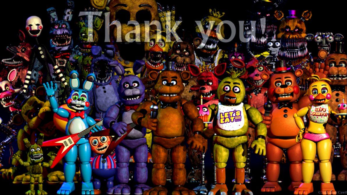 FNAF Thank You Wallpaper