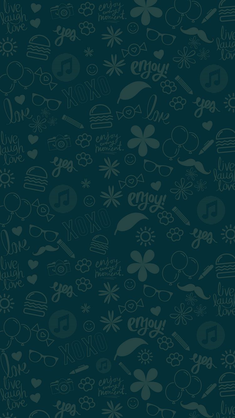Chat Wallpaper HD iPhone. Ilustrasi poster, Desain tipografi