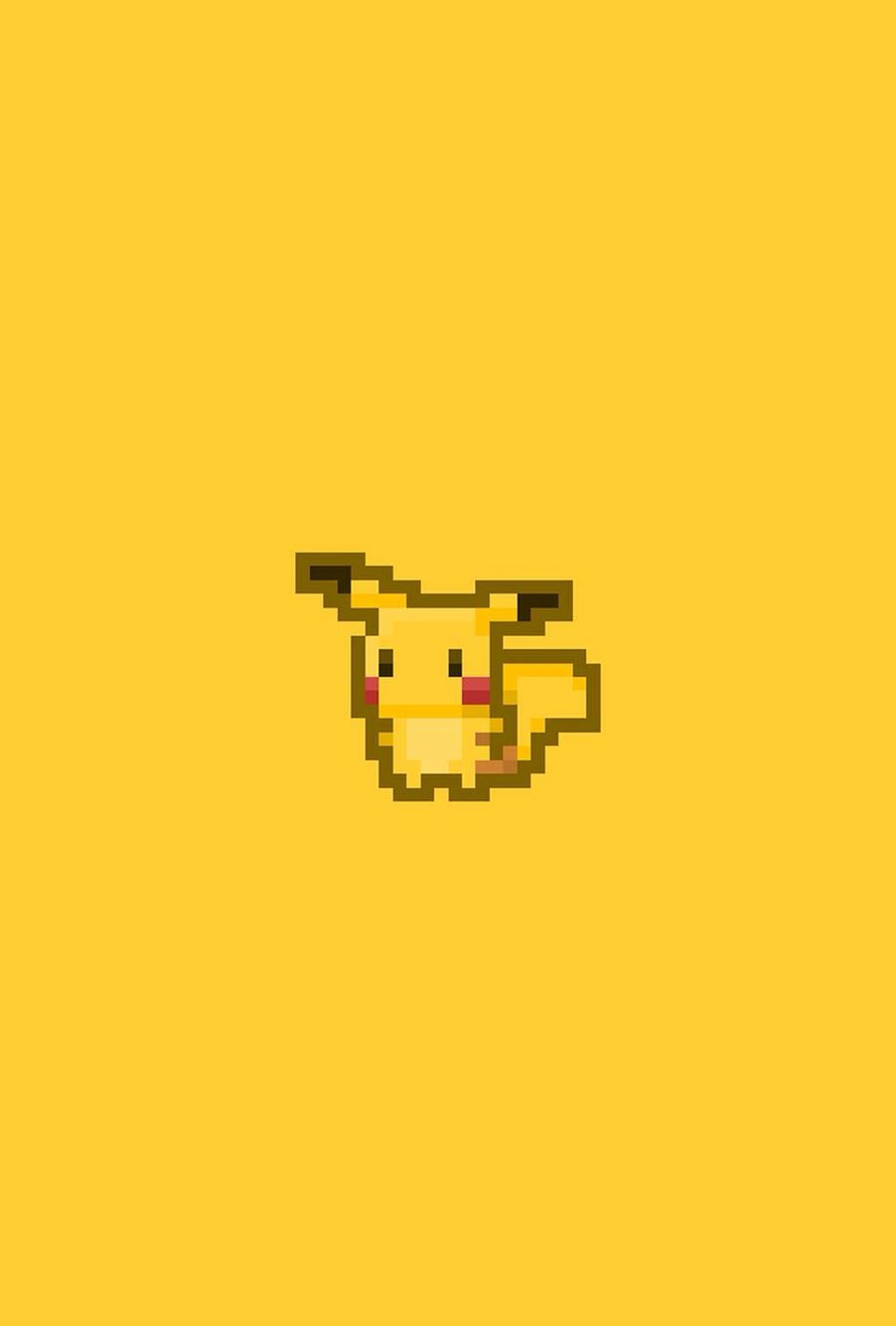Free download 8 bit Pikachu iPhone wallpaper iPhone X Wallpaper