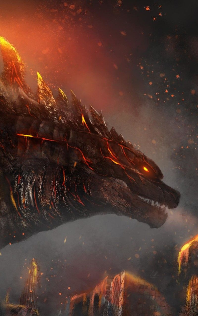 Fire Godzilla HD Android Wallpapers - Wallpaper Cave