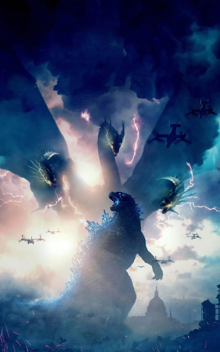 HD wallpaper: Godzilla, Godzilla: King of the Monsters, artwork