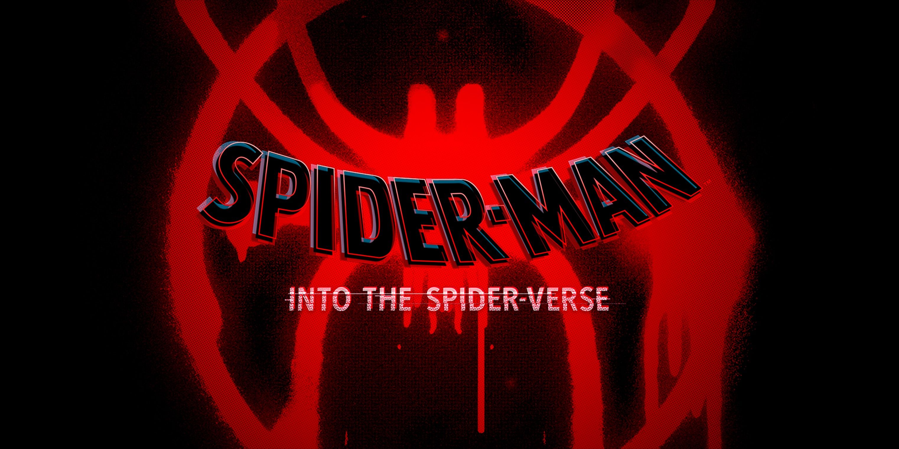 SpiderMan Into The Spider Verse Movie Logo, HD Movies, 4k