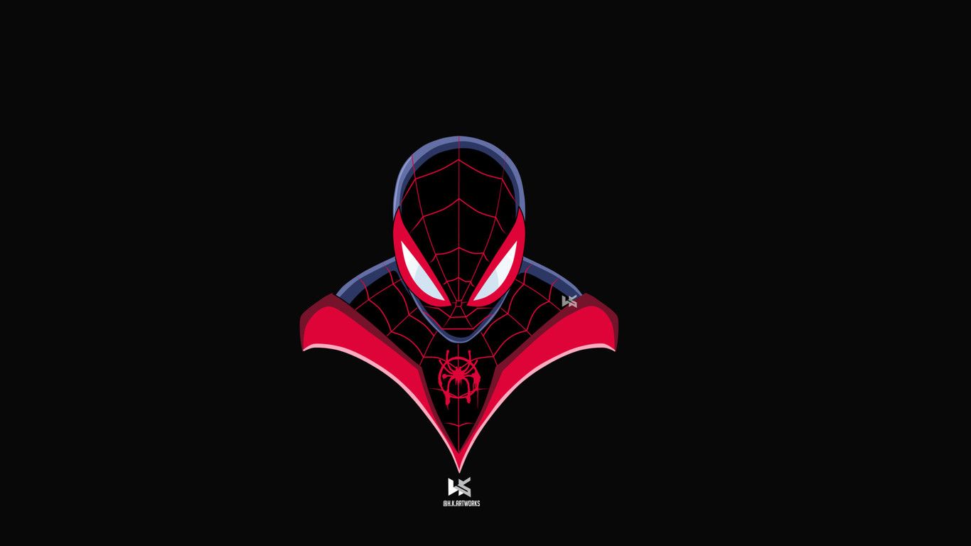 Spider Man Into The Spider Verse Logo Wallpapers Wallpaper Cave