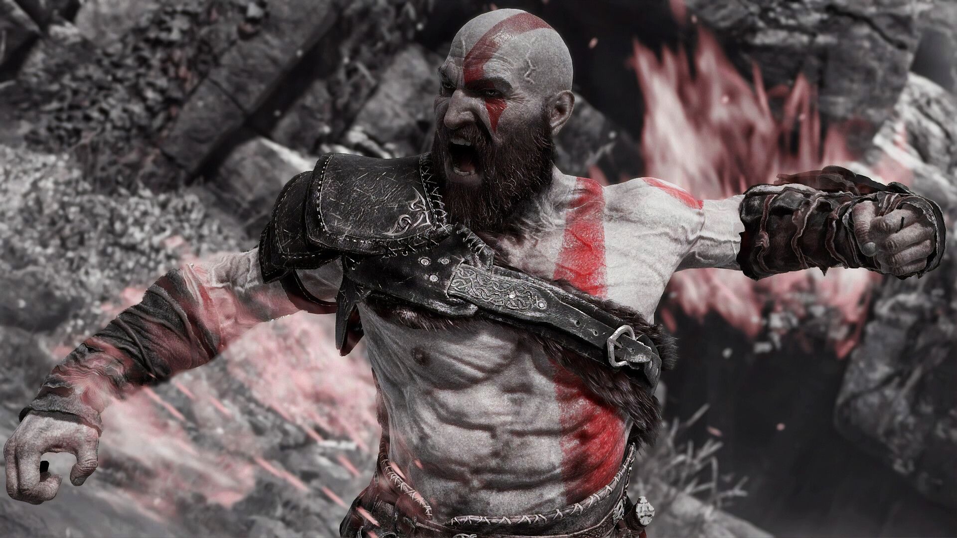 Angry Kratos 4k Laptop Full HD 1080P HD 4k Wallpaper, Image, Background, Photo and Picture