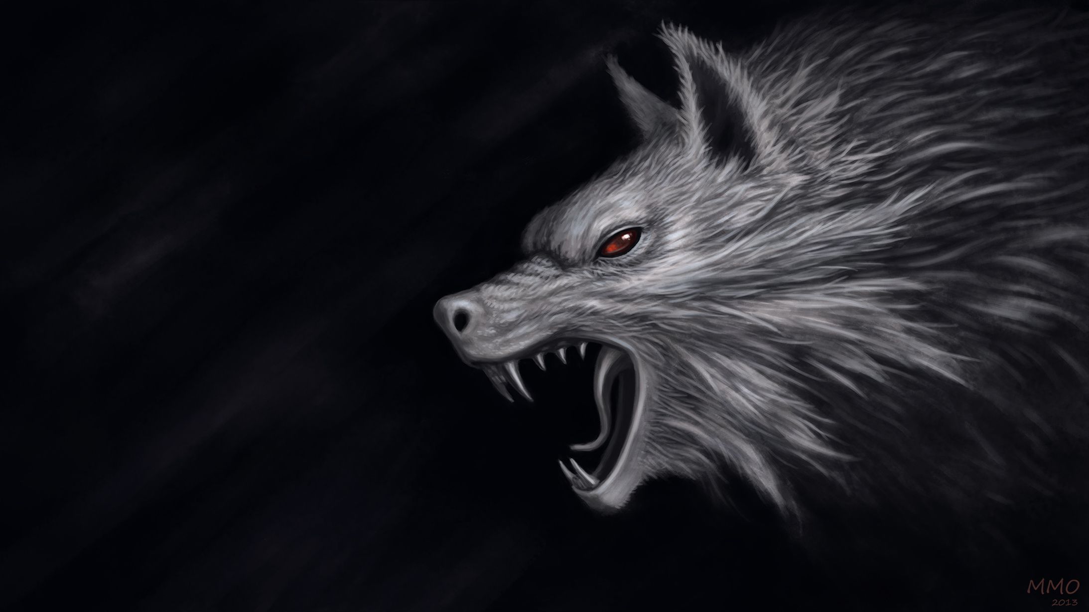 Dark Wolf Wallpaper