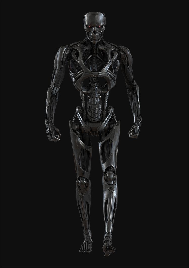 Film Review: Terminator: Dark Fate. Robot concept art, Skynet