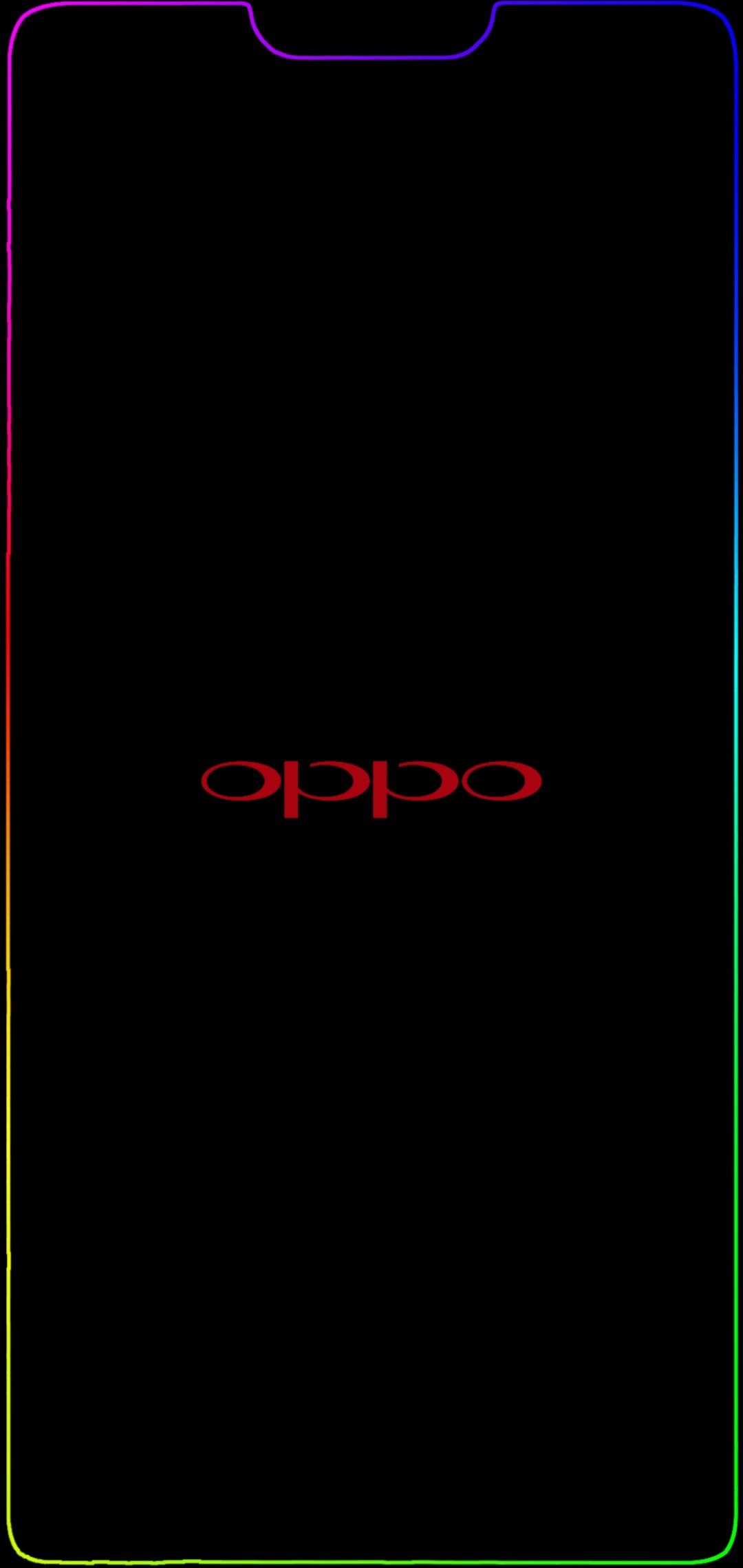 Oppo f7 notch border light red oppo 1080x2280. Seni, Wallpaper