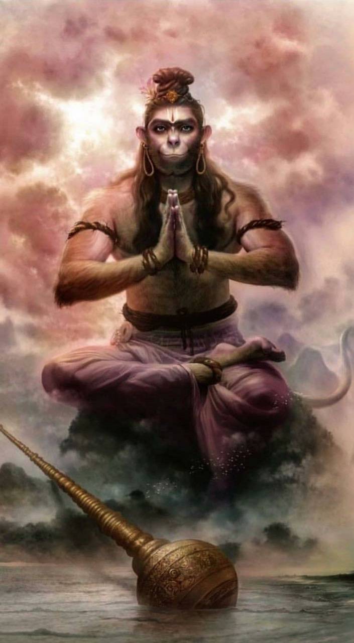 Meditation hanuman ji image Wallpapers Download  MobCup