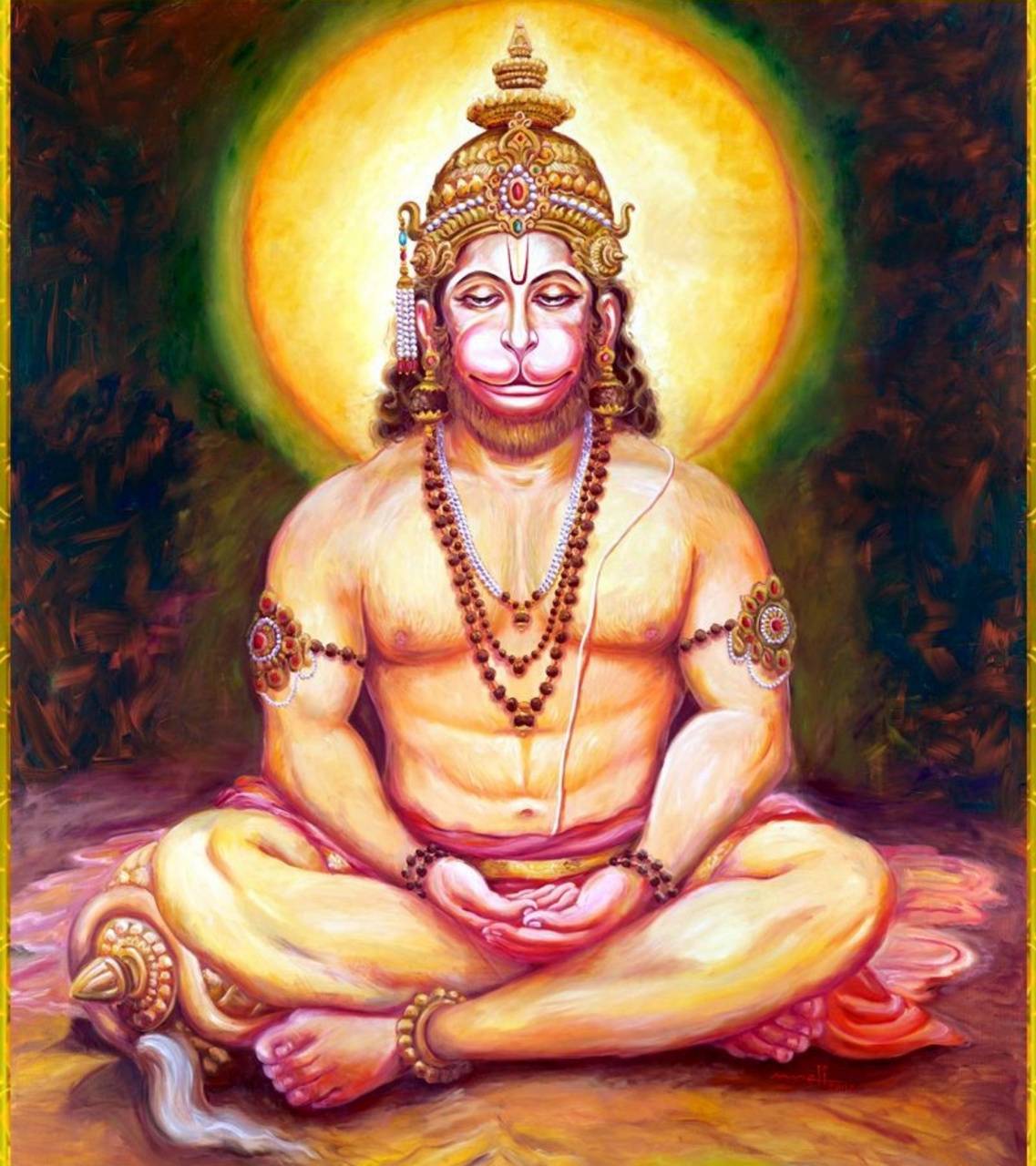 Meditating Hanuman Hanuman Images, Lord Hanuman, Hanuman, 44% OFF