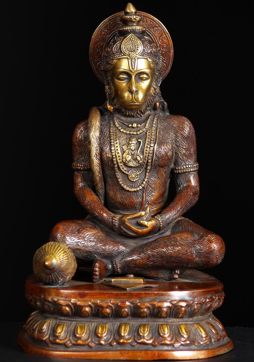 View the Meditating Hanuman Statue 15. Hanumanji, Hanuman image