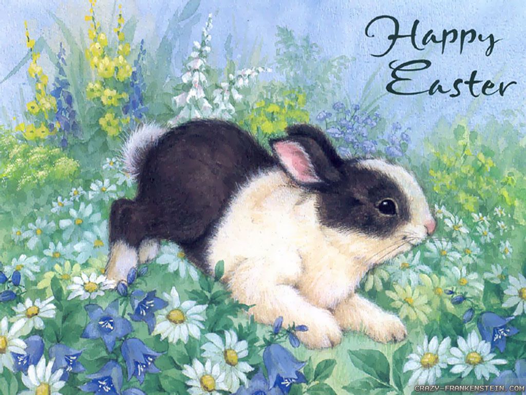 Download Wallpaper Easter With Animals, Download