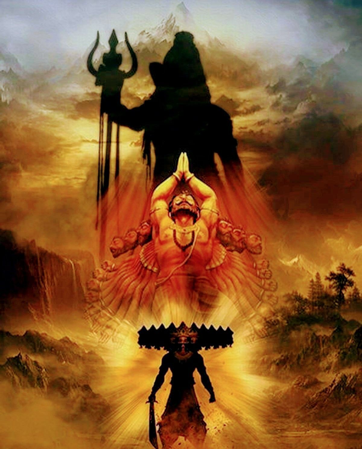 Mahadev Wallpaper 4K : Lord Shiva With Black Background HD Mahadev
