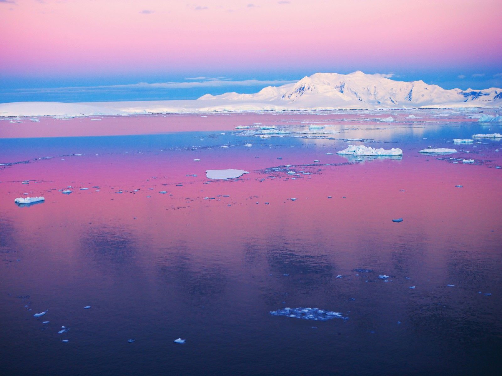 Antarctica pastel channel sky wallpaperx1200
