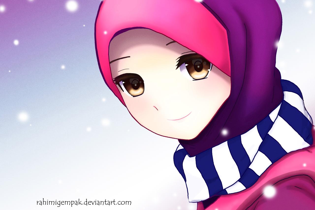 Islamic anime  Hijab drawing, Hijab cartoon, Anime muslim