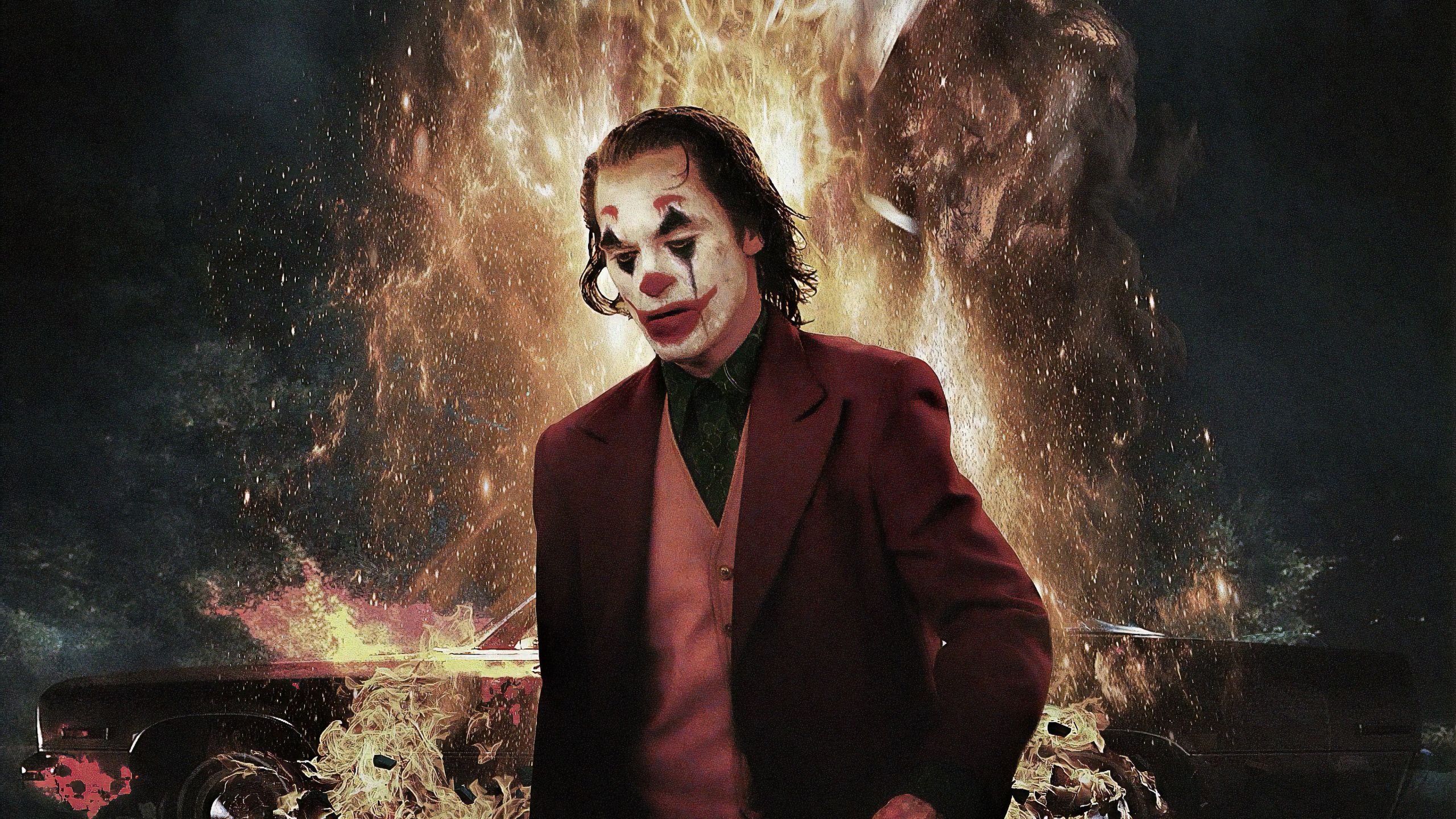 Download Art, Joker, 2019 movie wallpaper, 2560x Dual Wide