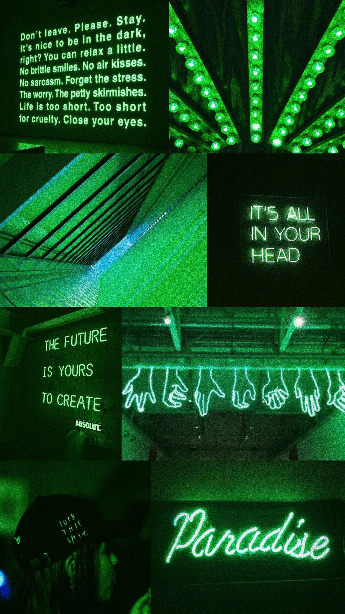 Aesthetics Green Neon Wallpapers - Wallpaper Cave