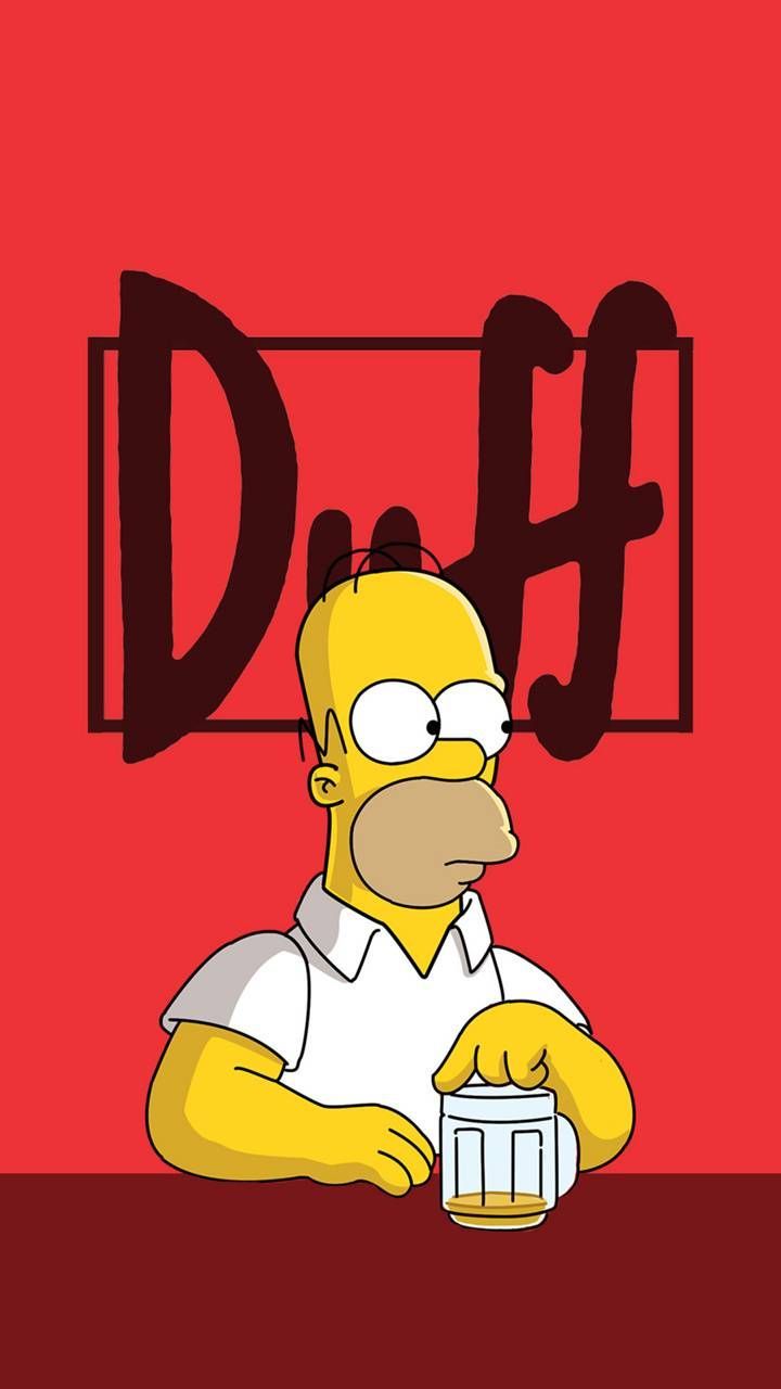Homer Duff wallpaper by zelestin0 in 2020